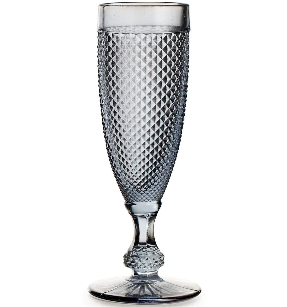 Bicos Champagne Flutes Grey, Set of 4 Pc