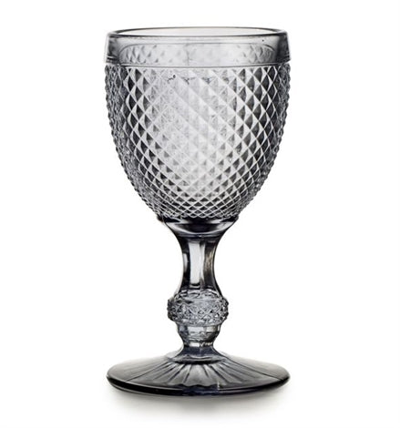 Bicos Water Goblet Grey, Set of 4 Pc