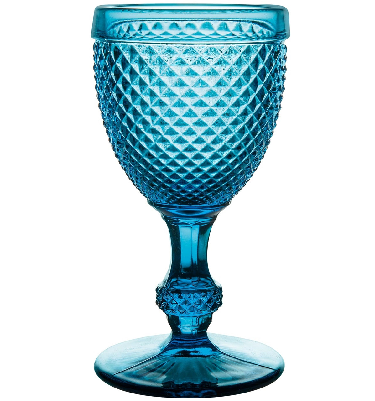 Bicos Water Goblet Blue, Set of 4 Pc