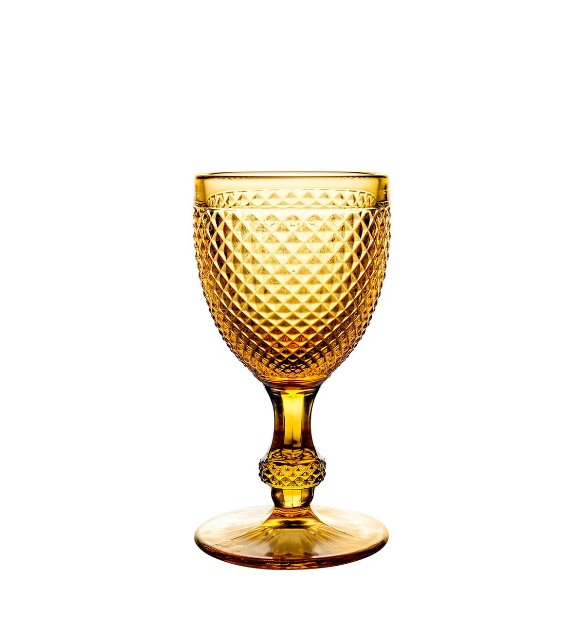 Bicos Water Goblet Ambar, Set of 4 Pc