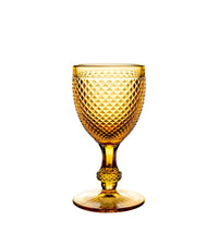 Bicos Water Goblet Ambar, Set of 4 Pc