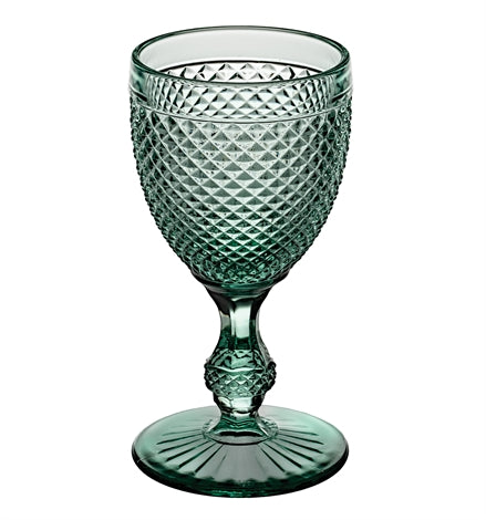 Bicos Water Goblet Mint Green, Set of 4 Pc