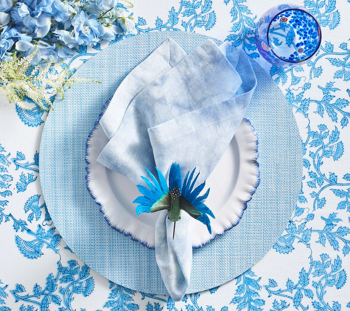 Portofino Placemat in Periwinkle