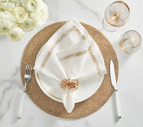 Vermicelli Placemat in Champagne