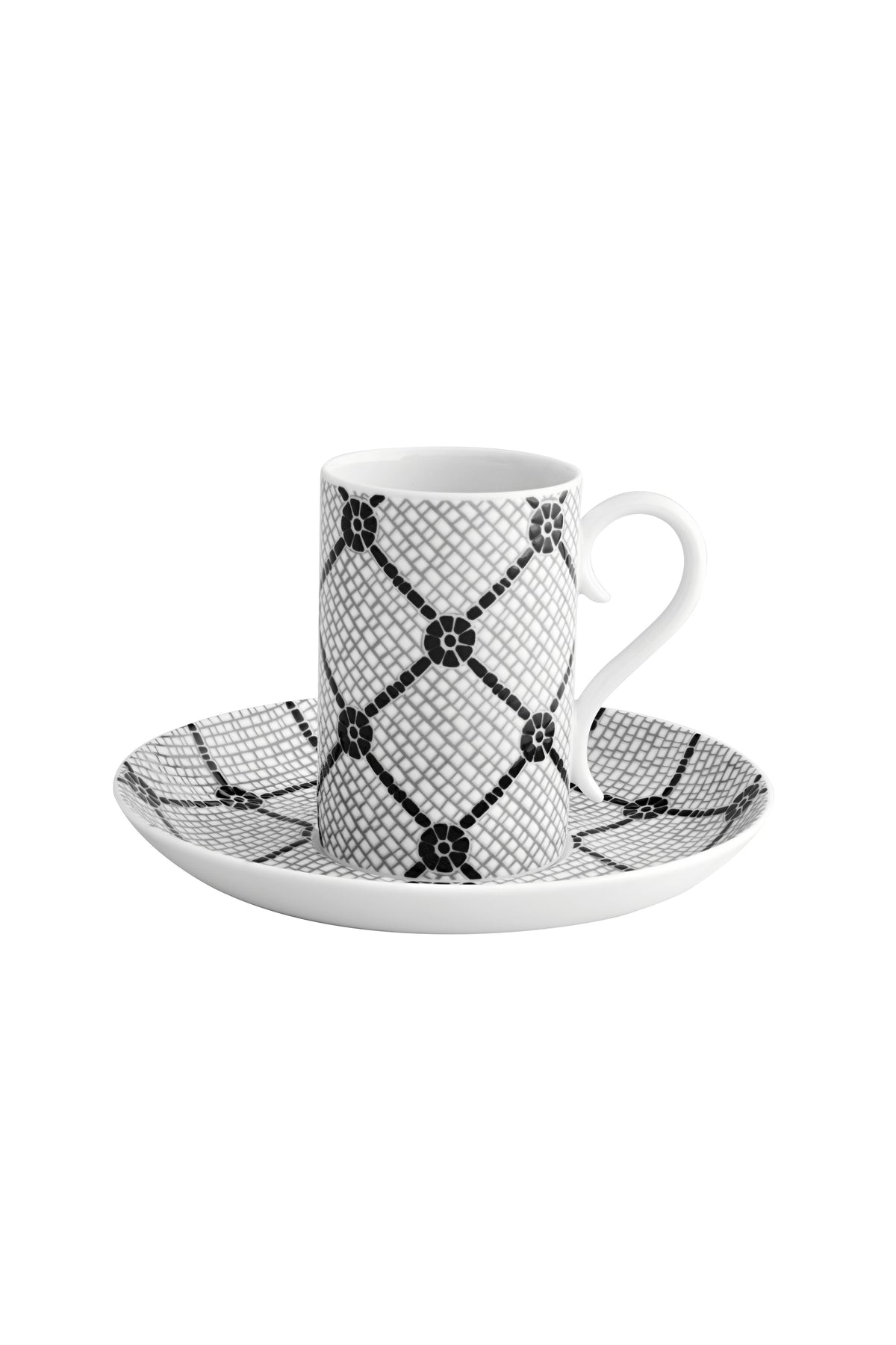 Coffee Cups & Saucer, Set of 4 - Calcada Portuguesa