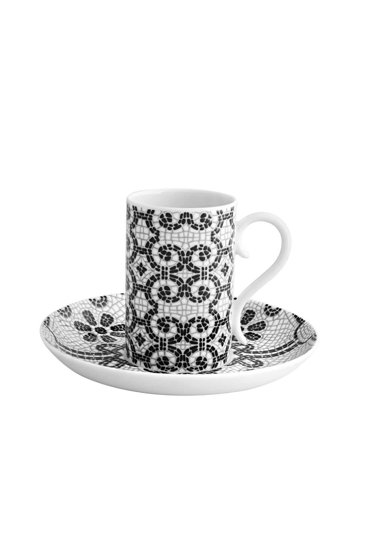Coffee Cups & Saucer, Set of 4 - Calcada Portuguesa