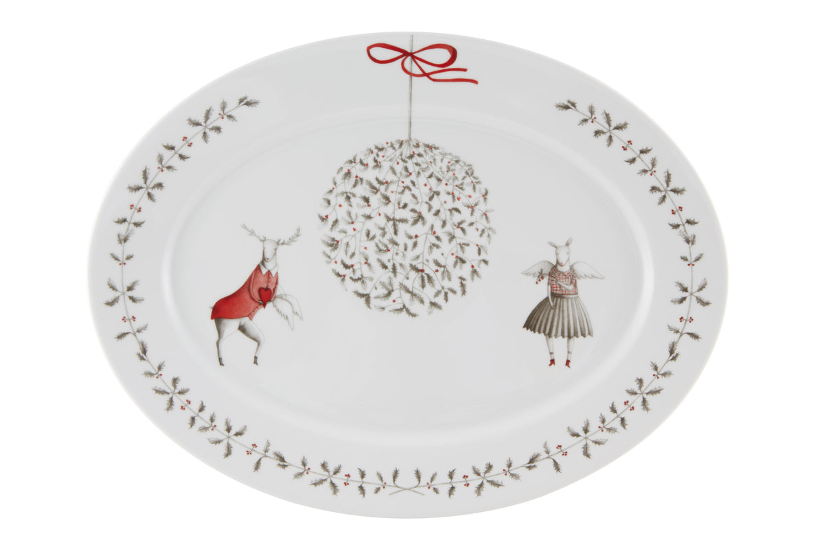 Large Oval Platter  - Noel Collection