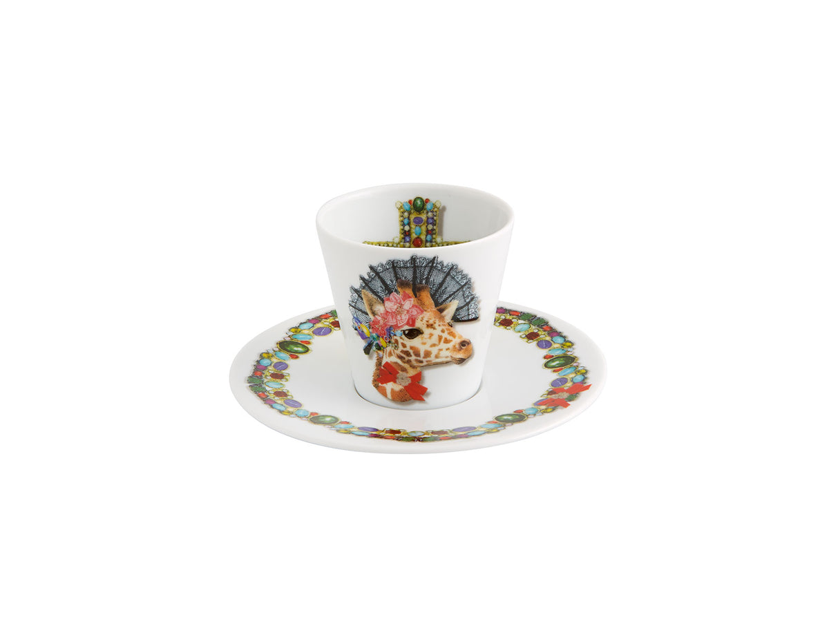 Coffee Cups & Saucer, Set of 4 - Love Who You Want Collection