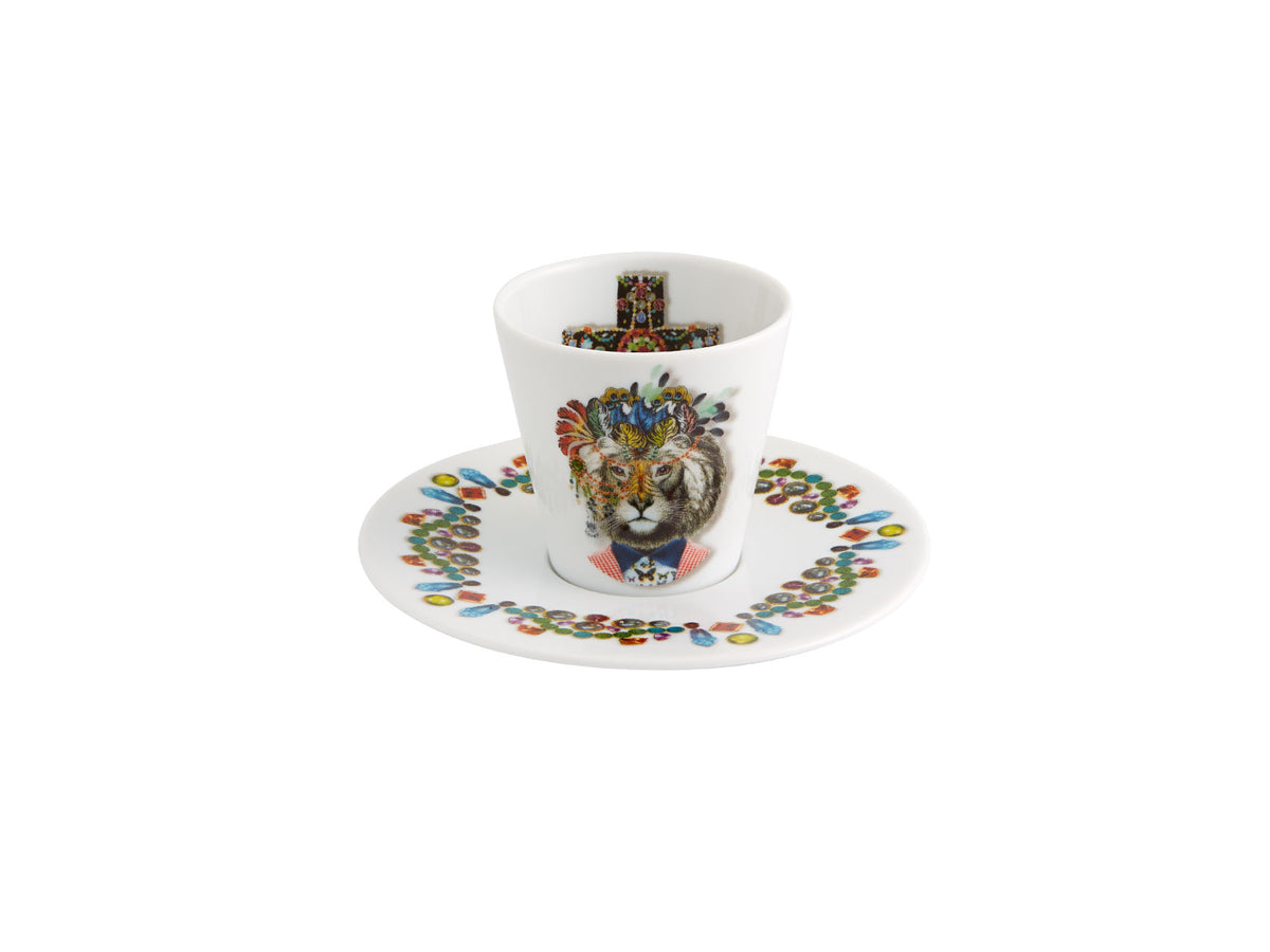 Coffee Cups & Saucer, Set of 4 - Love Who You Want Collection