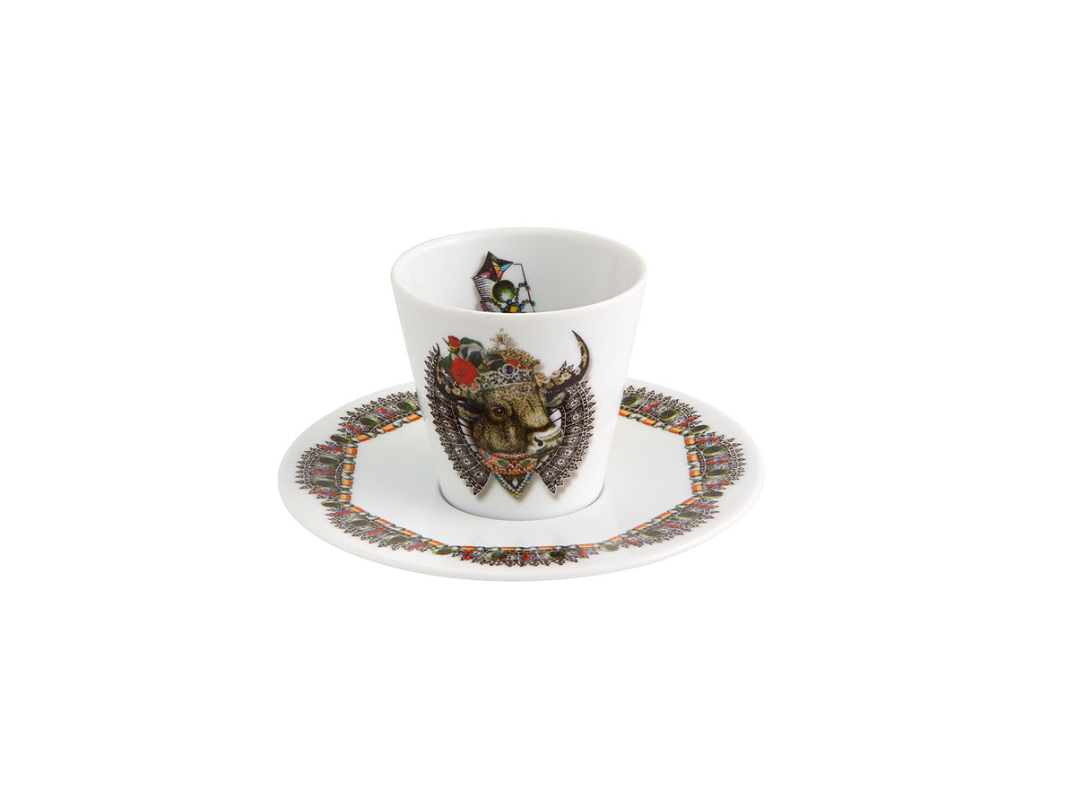 Coffee Cups & Saucer, Set of 4 - Love Who You Want Collection