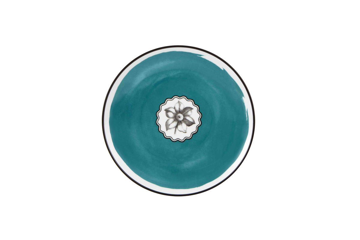 Dessert Plate Peacock - Herbariae Collection