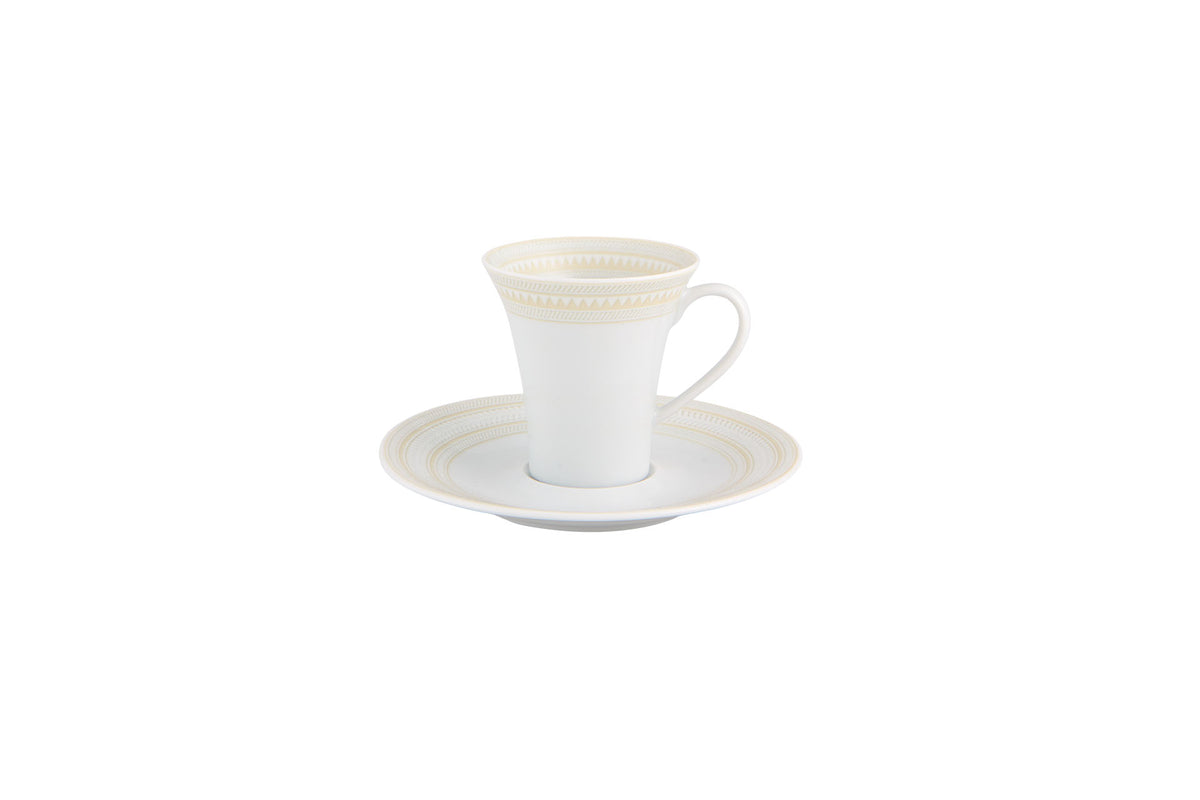 Coffee Cup & Saucer - Ivory Collection