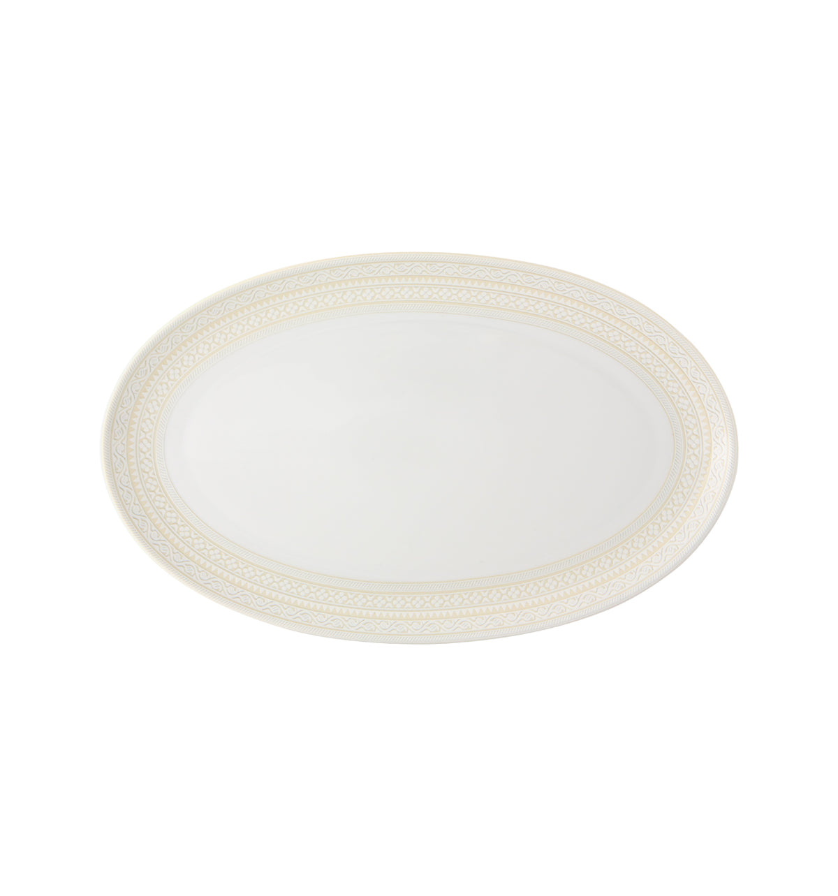 Medium Oval Platter - Ivory Collection