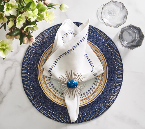 Bevel Placemat in Cobalt