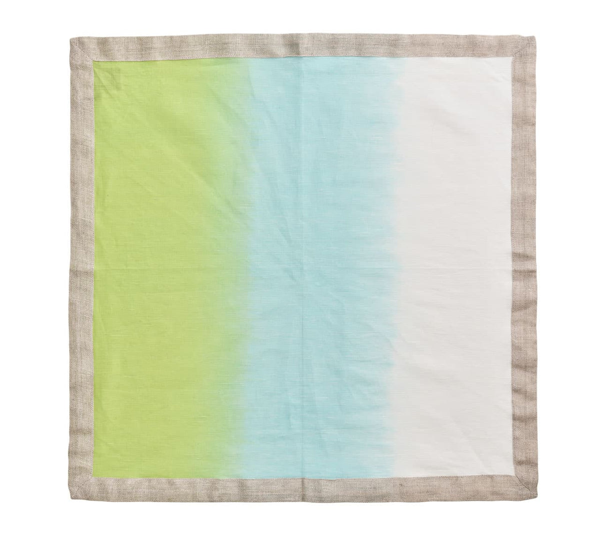 Dip Dye Napkin, Blue & Green
