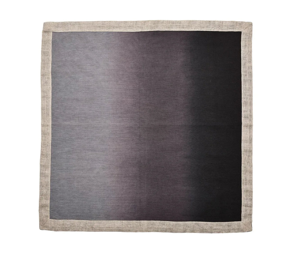Dip Dye Napkin, Gray & Black