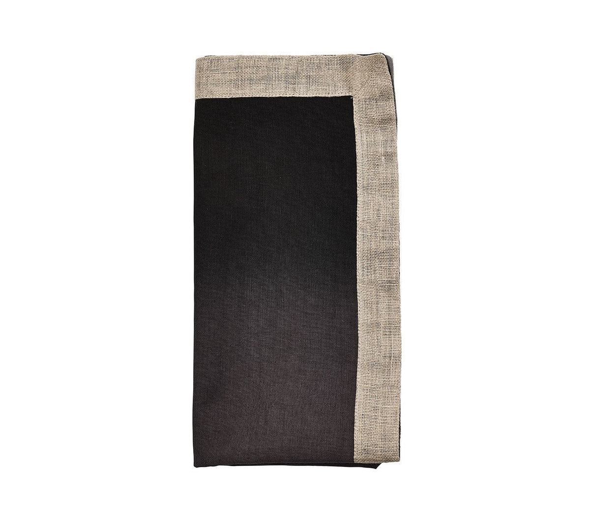 Dip Dye Napkin, Gray & Black