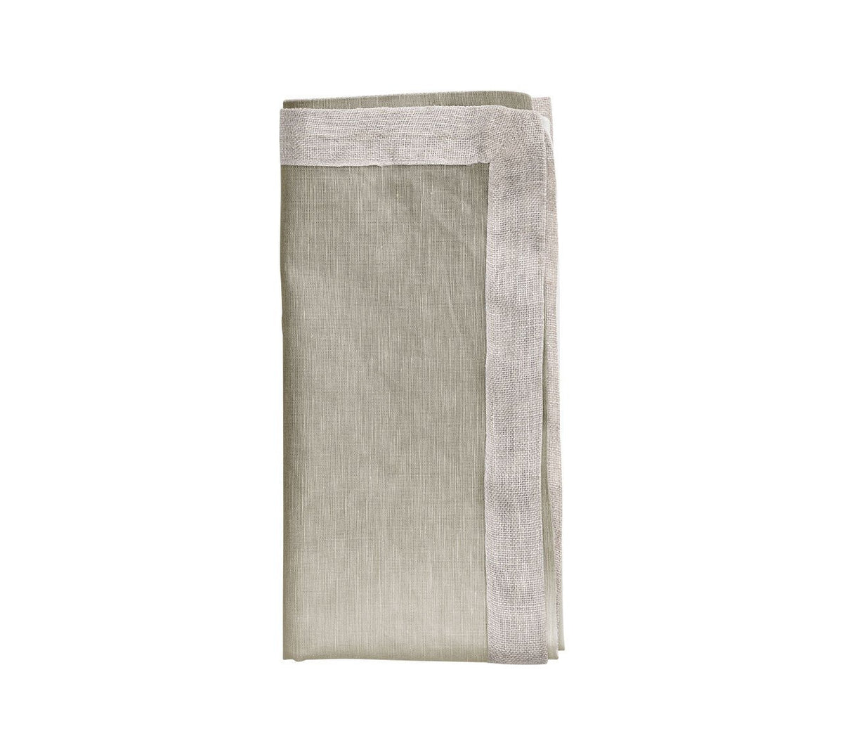 Dip Dye Napkin, Gray & Silver