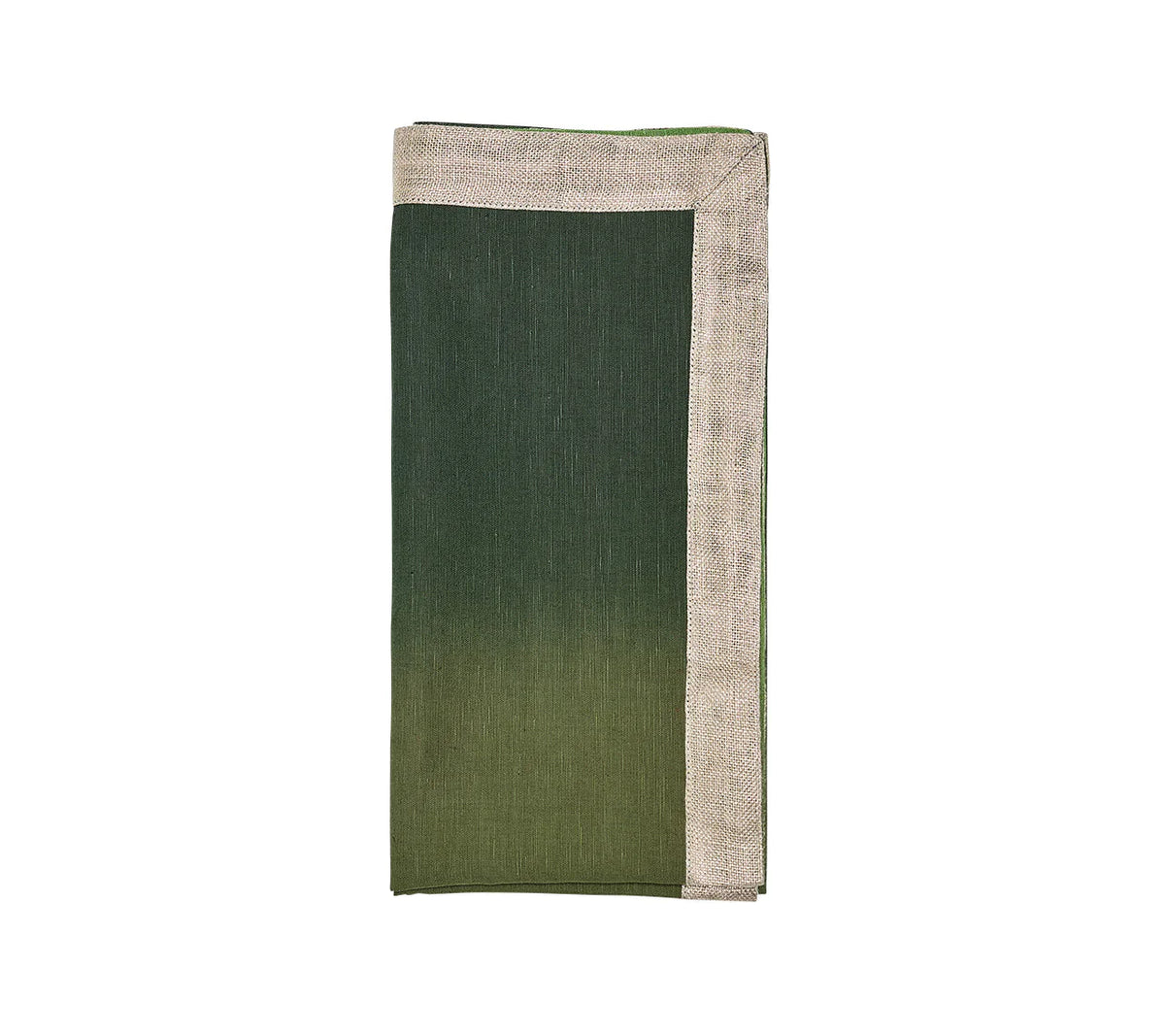 Dip Dye Napkin, Olive & Green
