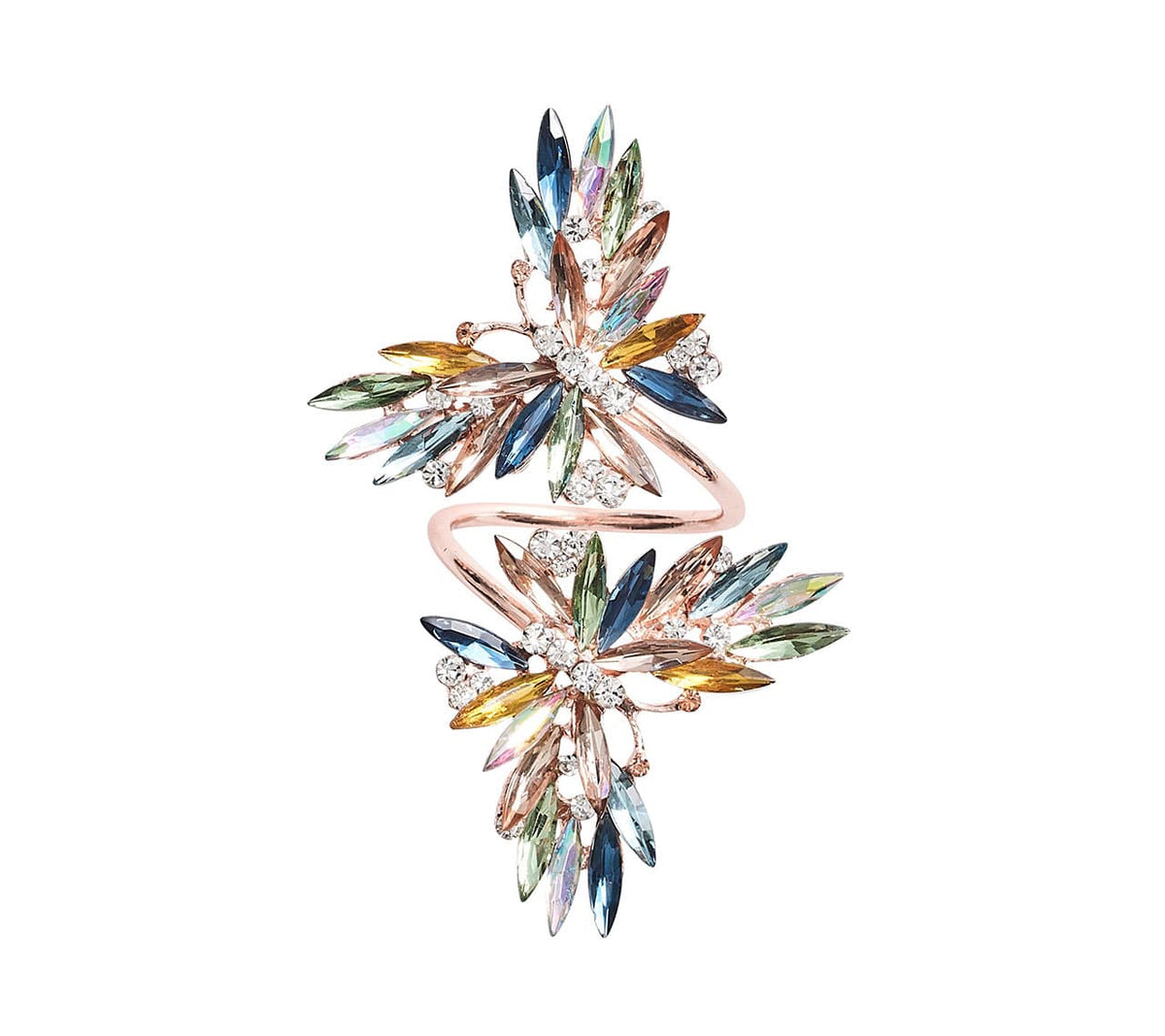 Butterflies Napkin Ring in Multi Set of 4, in a Gift Box