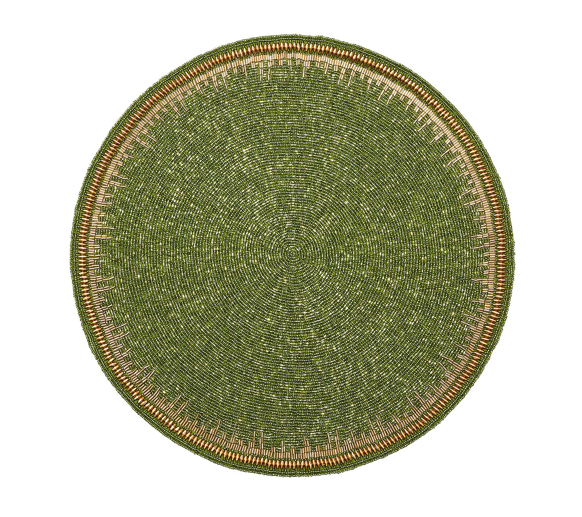 Enamor Placemat in Green & Gold