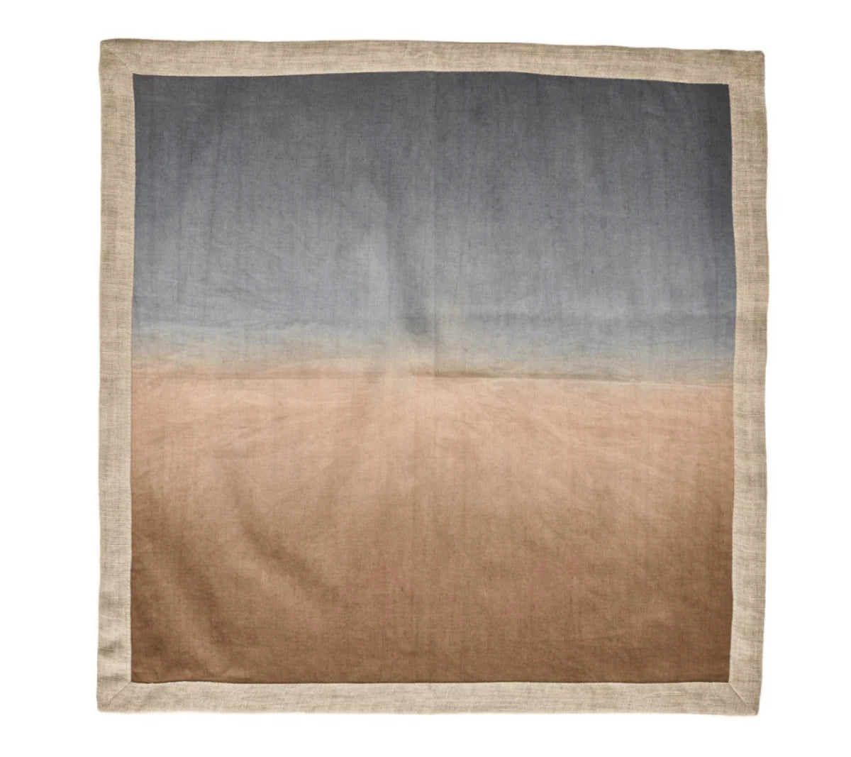 Dip Dye Napkin, Beige, Taupe & Gray