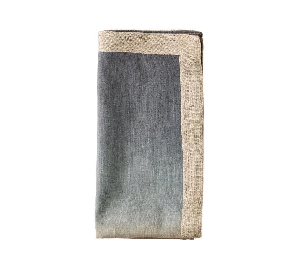 Dip Dye Napkin, Beige, Taupe & Gray