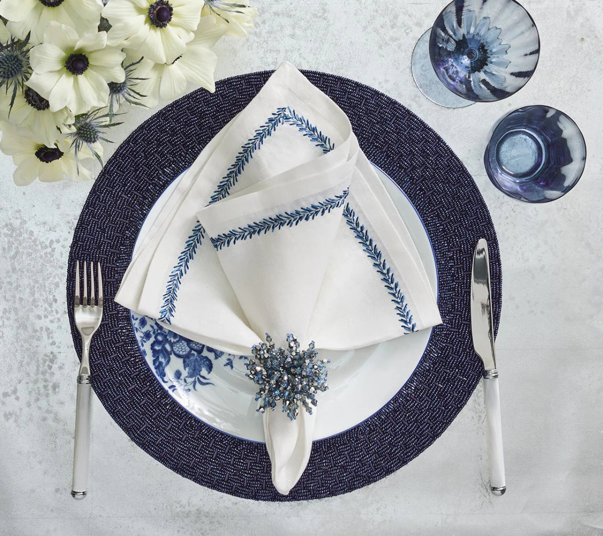 Palisade Placemat in Navy