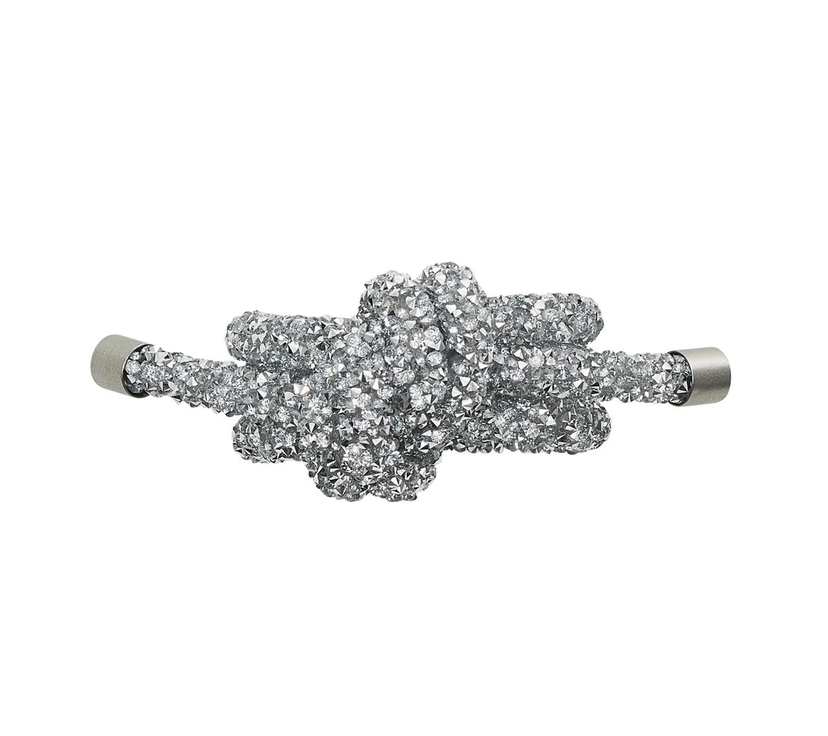 Glam Knot Napkin Ring in Silver